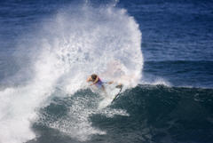 Surfing with Hawaiian Swell.