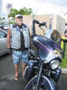 Pato and his Harley